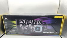 Corsair H150i PRO RGB 360mm Liquid CPU Cooler, Black, 120mm Fans picture