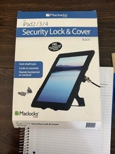 iPad 2/3/4 Mac locks Security Lock & Cover Black Sealed picture