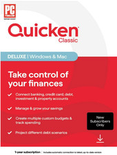 Quicken Classic Deluxe for New Subscibers - 1 Year [PC/Mac Online Code] picture