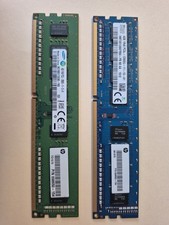  8GB RAM - 4GB SAMSUNG PC3L-12800U (DDR3-1600) & 4GB HYNIX HP - USED AS IS picture