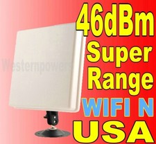 46dBm Outdoor Flat Panel WIFI N 150Mbps WLAN Super Range Booster Wireless USB picture