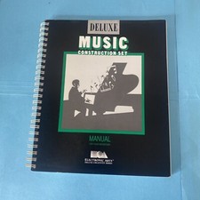 Deluxe Music Construction Set By Geoff Brown (1986) Macintosh Vtg Apple Book picture
