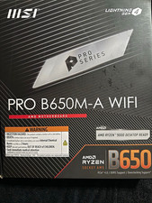 MSI PRO B650M-A WIFI MicroATX AM5 Motherboard for AMD Ryzen DDR5 picture