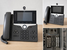 Used Cisco CP-8845-K9 5 Line IP Video Phone - Charcoal picture