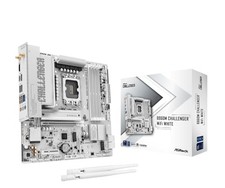 ASRock B860M Challenger WiFi White Motherboard LGA1851 B860 DDR5 Micro ATX picture