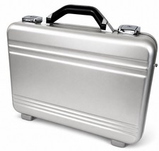 Matias Laptop Armor Aluminum Hard Laptop Briefcase Attache Case Silver 16