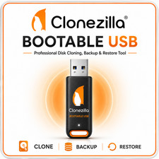 Clonezilla Bootable USB – Disk Cloning, Backup & Restore Tool | HDD SSD Imaging picture