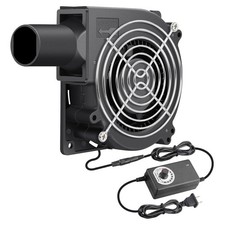 120mm x 32mm Dual Ball Blower Fan 12V with 110v - 240v AC Plug Variable Speed... picture