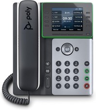 HP 82M89AA Poly Edge E350 IP Phone - Corded - Corded/Cordless - Wi-Fi, Bluetooth picture