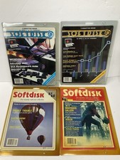 Vintage Apple II Softdisk Magazines Lot  4 Various Issues picture