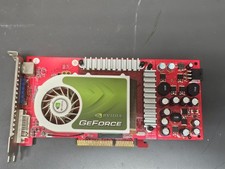 Super Rare Gainward GeForce 6800 GS 512MB AGP 8X GDDR3 Rare Vintage GPU PM8370 picture