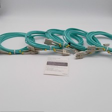 5 Pack 1M OM3 LC to LC Fiber Patch Cable 10/40Gb Duplex 50/125um Multimode picture