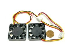 2 Pieces 12v fan 4010 4cm 40mm 3pin C38 (A33) picture