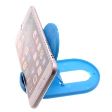 For Galaxy A05/A06/A07 - Fold-up Stand Blue Holder Travel Desktop Cradle picture