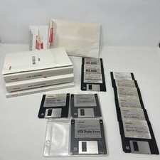 Vintage 90s Toshiba Diskette 3.5” Floppy Disk User Guides Software 5.0 3.1 picture