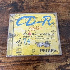 Philips CD-R 74 Megalife 74 Min Blank Audio Recordable Music Disc New picture
