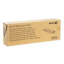 Genuine Xerox 106R02744 (106R2744) Cyan High Capacity Toner - Factory Sealed picture