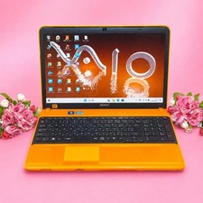 Sony VAIO Orange Laptop Win11 Core i5 8GB 240GB SSD 15.6in Mouse picture