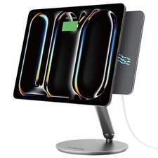 360 Rotating Foldable Magnetic Wireless Charging Stand For iPad Pro M4 13/12.9 picture