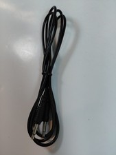 3.5mm Mono Audio Splitter Cable 1 Male to 2 Male TS Jack Adapter Cord Black 6ft picture