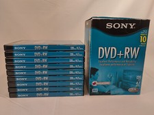 Sony DVD+RW 120 Minute 4.7 GB  Rewriteable - Opened Nine Only picture