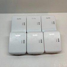 Lot of 6 ZyXEL HD Powerline 500 Mbp Wall-plug Adapters (PLA4205) picture