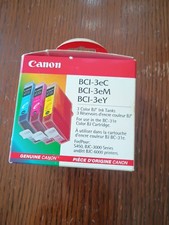 Canon BCI-3e Color Ink Tank InkJet Cartridge 3 Pack: Cyan, Magenta & Yellow picture