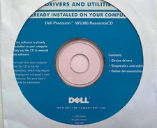 Dell Precision WS380 Resource CD Drivers & Utilities w/ License picture