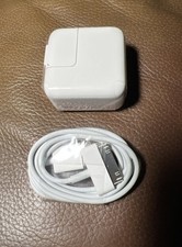 Apple iPad 10W USB Power Adapter Wall Charger 2 3 4 Air + 30 Pin Cable A1357 OEM picture