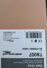 New Seales T8007 GENUINE Epson UltraChrome PRO Dark Gray Ink 700ml P10000/20000 picture