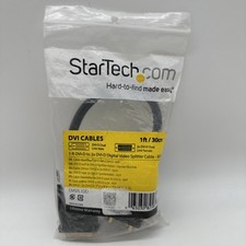StarTech DVISPL1DD Black 1 ft. DVI-D to 2 x DVI-D Digital Video Splitter Cable picture