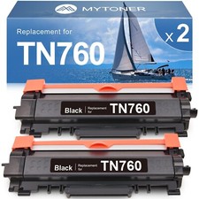 MYTONER TN760 TN-730 Toner Cartridge for Brother Printer Replacement for TN-7... picture