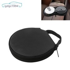 Round CD Discs Holder Carry Case DVD Storage 20 Disc Bag Pouch Wallet Car Home picture