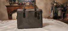 Tumi Sinclair Leather  Laptop Commuter Briefcase Grey Leather Multi Pockets... picture