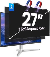 2 Pack 27 Inch Magnetic Computer Privacy Screen for Monitor 16:9 Aspect Ratio, picture