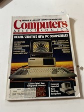 Computers & Electronics Magazine August 1984 Heath Zenith PC Vintage picture