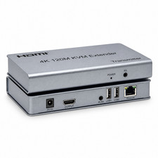 4K HDMI KVM Extender 120m Cat6/Cat5e USB IR Audio TX RX 4K@30Hz picture