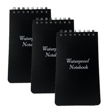 3pcs Waterproof Notebook, 3 x 5