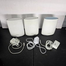 Lot of 3 NETGEAR Orbi RBS50V2 RBR50 Satellite Home WiFi Tri-band picture