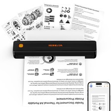 Thermal Portable Printers Wireless for Travel, Bluetooth Mobile Printer, Inkl... picture