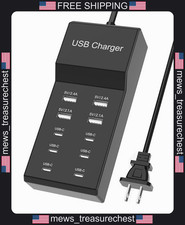 USB-C & USB-A Charging Station 10 Ports Compact Power Hub for Multiple Devices picture