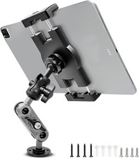 Aluminum Heavy Duty Drill Base Tablet Holder Car Mount Dashboard, 360° Adjustabl picture