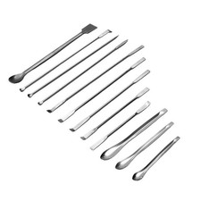 High Quality Practical Laboratory Sampling Spoon Stainless Steel SW Safe Silver picture