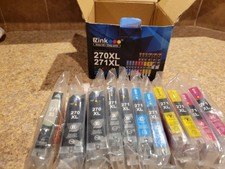 16 Pack E-Z INK CARTRIDGES 270XL 271XL Black + Colors CANON PGI & CLI Compatible picture