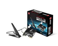 MSI Herald-BE WI-FI 7 MAX Wi-Fi 7 802.11BE, Bluetooth 5.4, PCIe, NCM865  Adapter picture