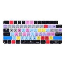 XSKN Premiere Pro Shortcuts Keyboard Cover Skin for iMac 24 Magic Keyboard 2021+ picture