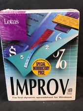 Lotus Improv Spreadsheet for Microsoft Windows 2.0 NEW in Sealed Box picture