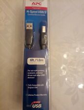 APC  HI-SPEED  USB 2.0 CERTIFIED DEVICE CABLE 6 ft/ 1.8m USB  A to USB  B  NEW picture