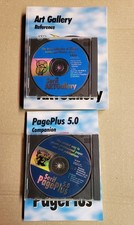 Vintage Serif Software Pageplus 5.0 CD & Art Gallery CD For Windows 95 + manuals picture