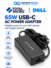 NEW Total Micro 65W USB-C AC Adapter Charger for Dell Latitude Rugged 492-BDQM-T picture